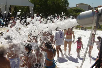 Una fiesta de espuma para recordar